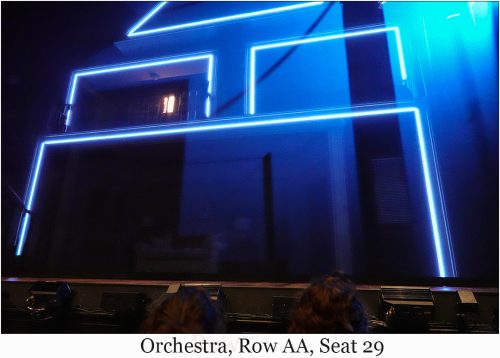 Orchestra, Row AA, Seat 29