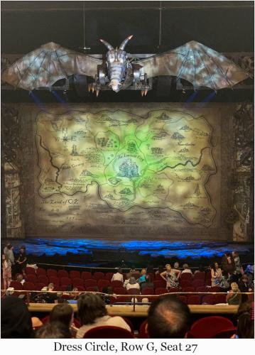 Dress Circle, Row G, Seat 27