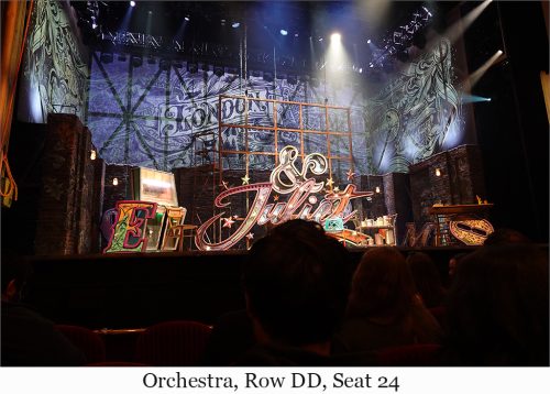 Orchestra, Row DD, Seat 24